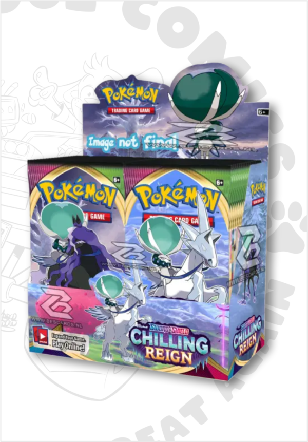 Factory Sealed Pokemon TCG Chilling Reigns Booster Box - 36 Packs